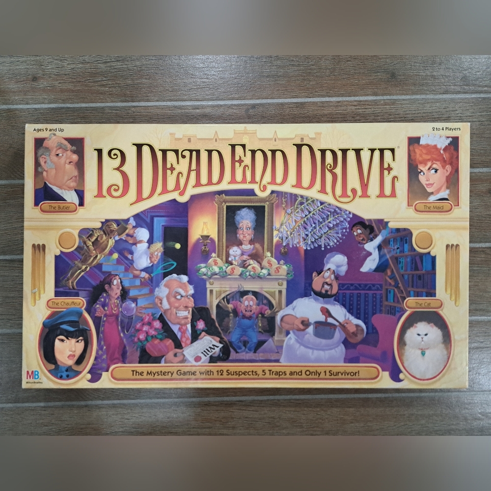 Yellow Mystery Mansion Board Game